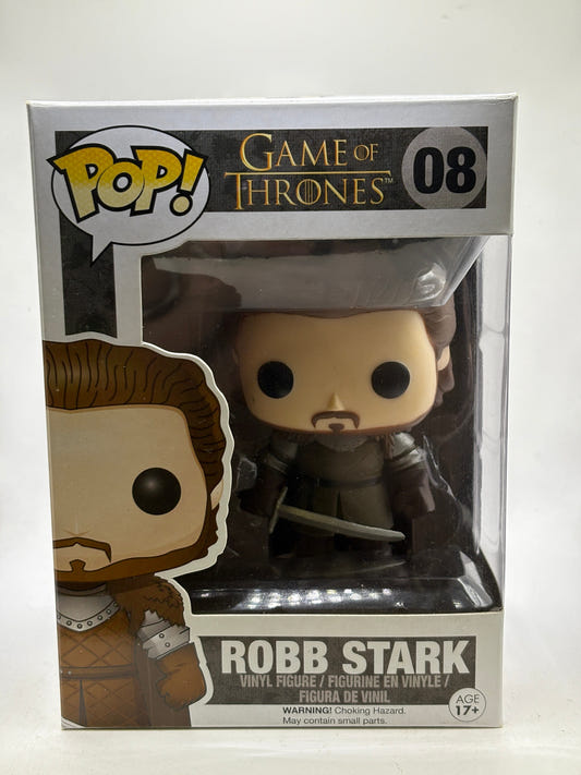 Funko POP! Game of Thrones #08 Robb Stark Vinyl Figure, front of box
