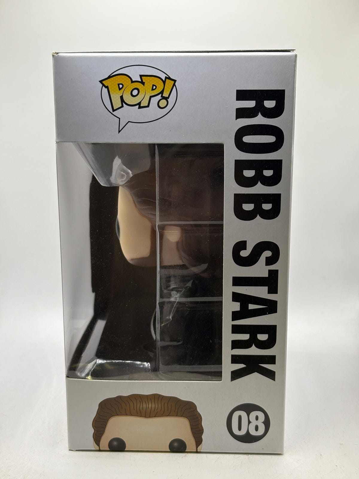 Funko POP! Game of Thrones #08 Robb Stark Vinyl Figure, window side of box image 2