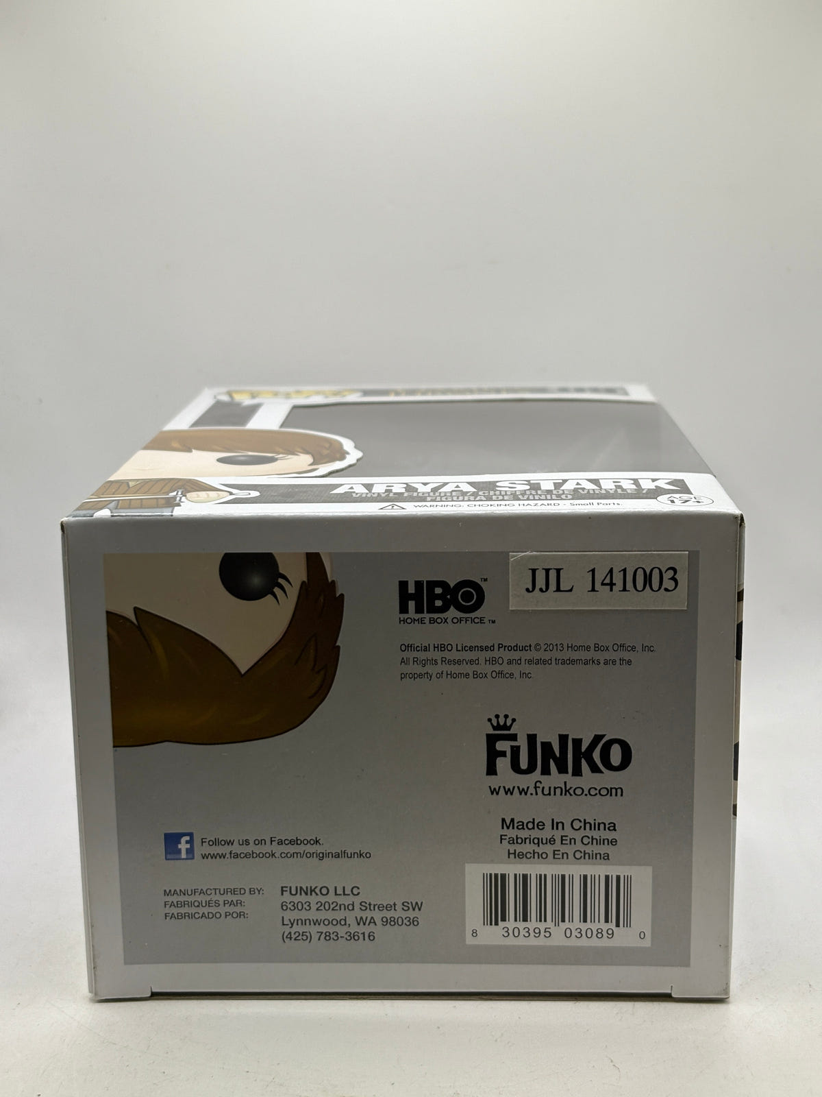 Funko POP! Game of Thrones #09 Arya Stark Vinyl Figure, bottom of box image 6
