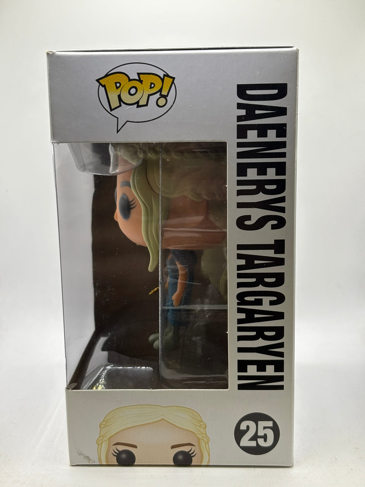Funko POP! Game of Thrones #25 Daenerys Targaryen Vinyl Figure, window side of box image 2