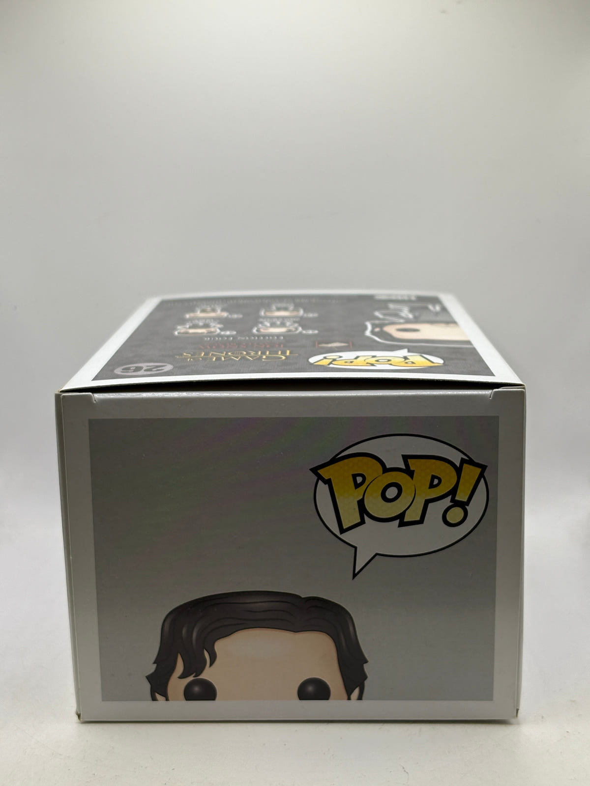 Funko POP! Game of Thrones #26 Jon Snow Castle Black Vinyl Figure, top of box image 5