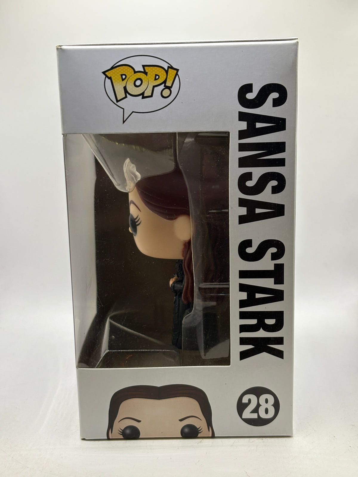Funko POP! Game of Thrones #28 Sansa Stark Vinyl Figure, window side of box image 2