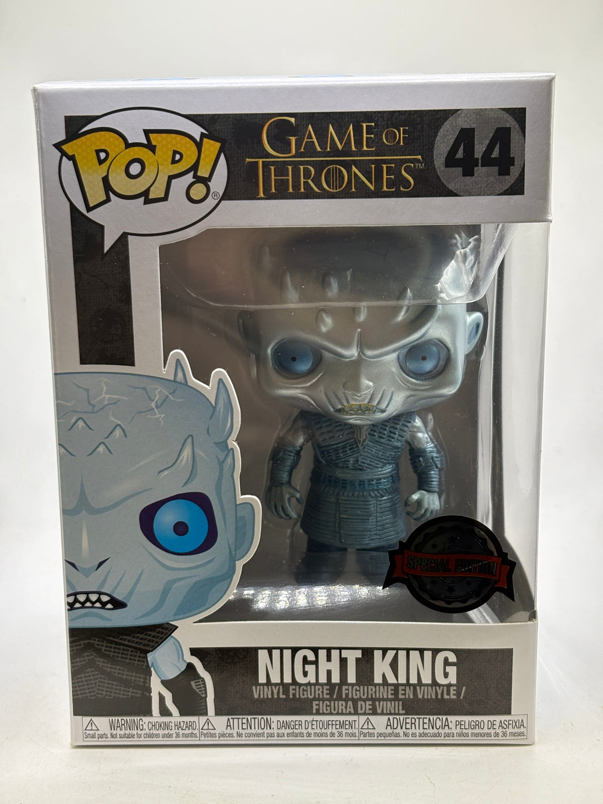 Funko POP! Game of Thrones #44 Night King Metallic Special Edition, front of box image 1