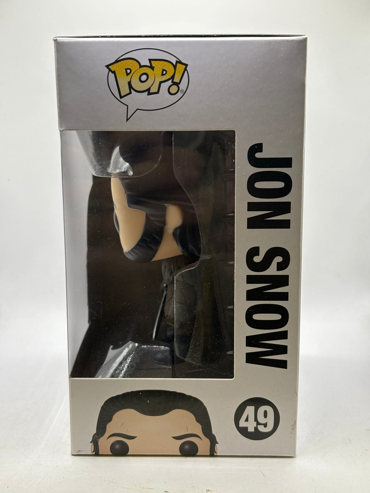 Funko POP! Game of Thrones #49 Jon Snow Vinyl Figure, window side of box image 2