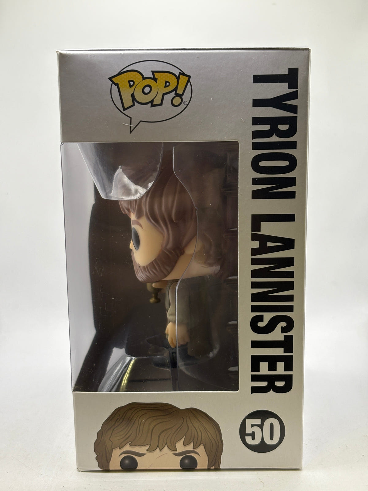 Funko POP! Game of Thrones #50 Tyrion Lannister Vinyl Figure, window side of box image 2