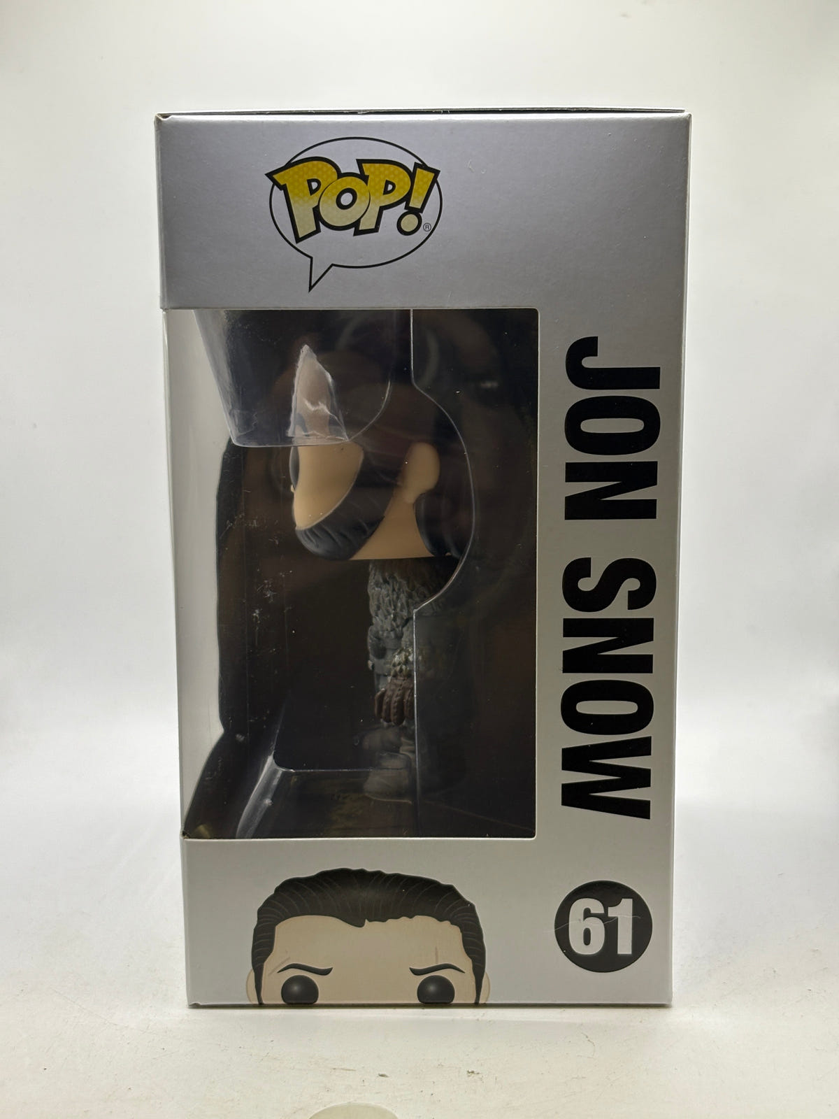Funko POP! Game of Thrones #61 Jon Snow Vinyl Figure, window side of box image 2