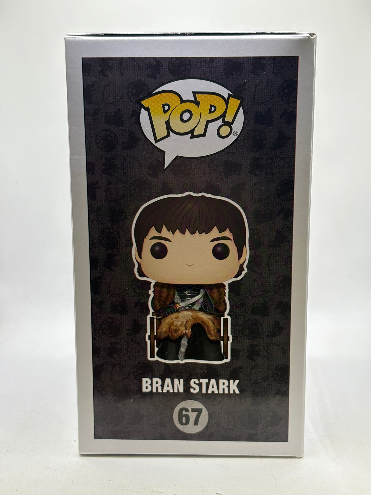 Funko POP! Game of Thrones #67 Bran Stark Vinyl Figure, illustrated side of box image 4