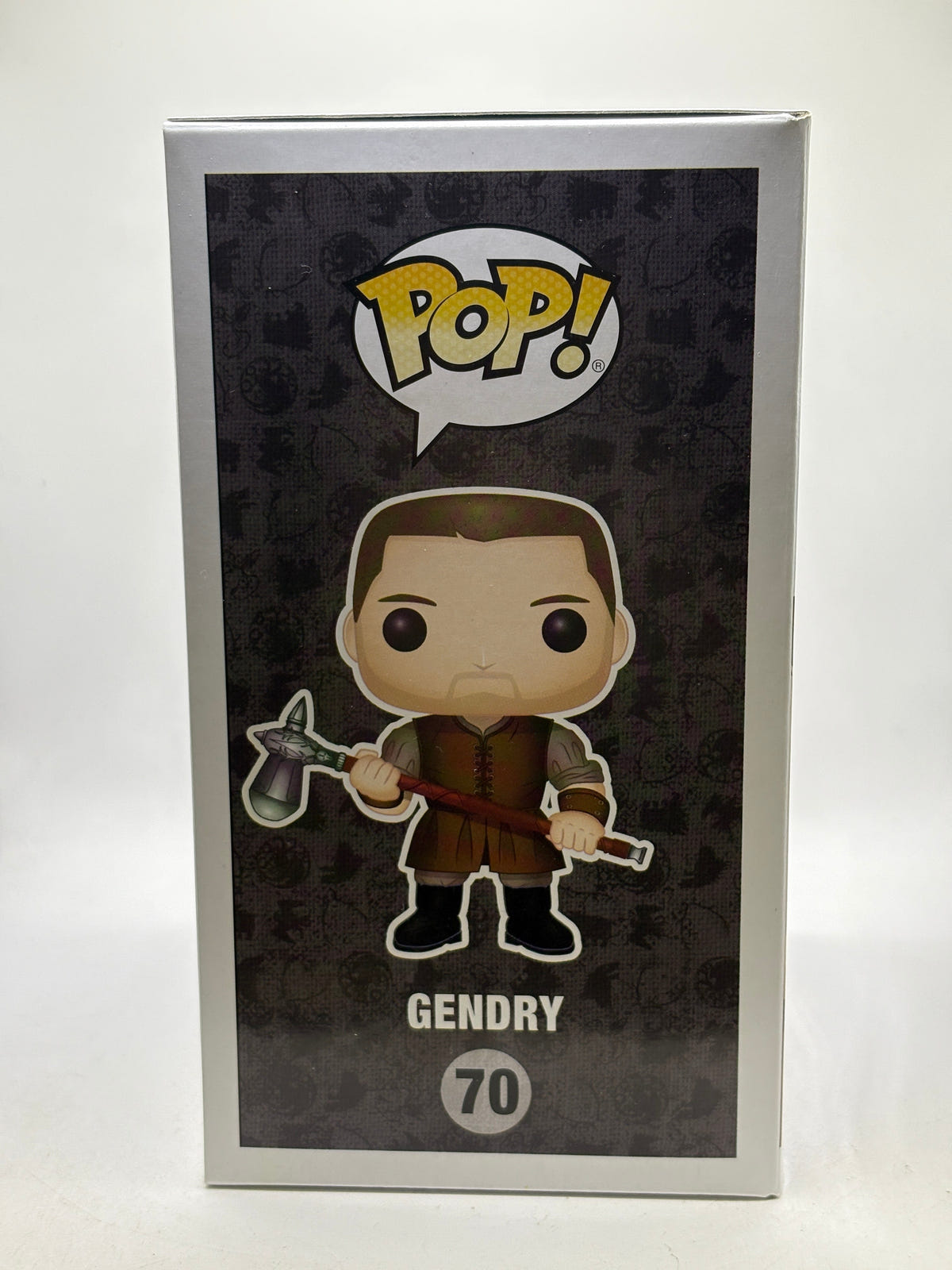 Funko POP! Game of Thrones #70 Gendry Vinyl Figure, illustrated side of box image 4