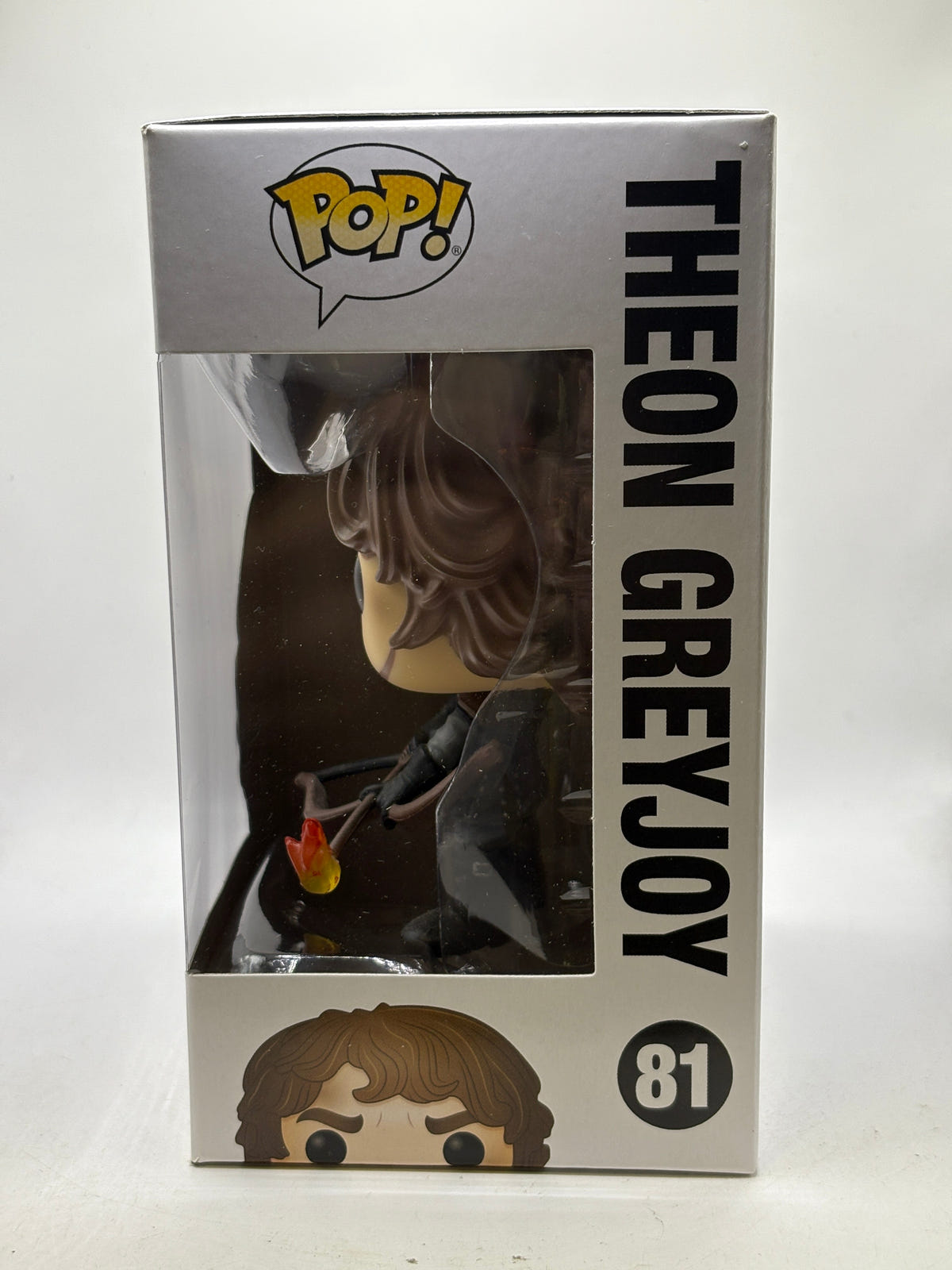 Funko POP! Game of Thrones #81 Theon Greyjoy Vinyl Figure, window side of box image 2