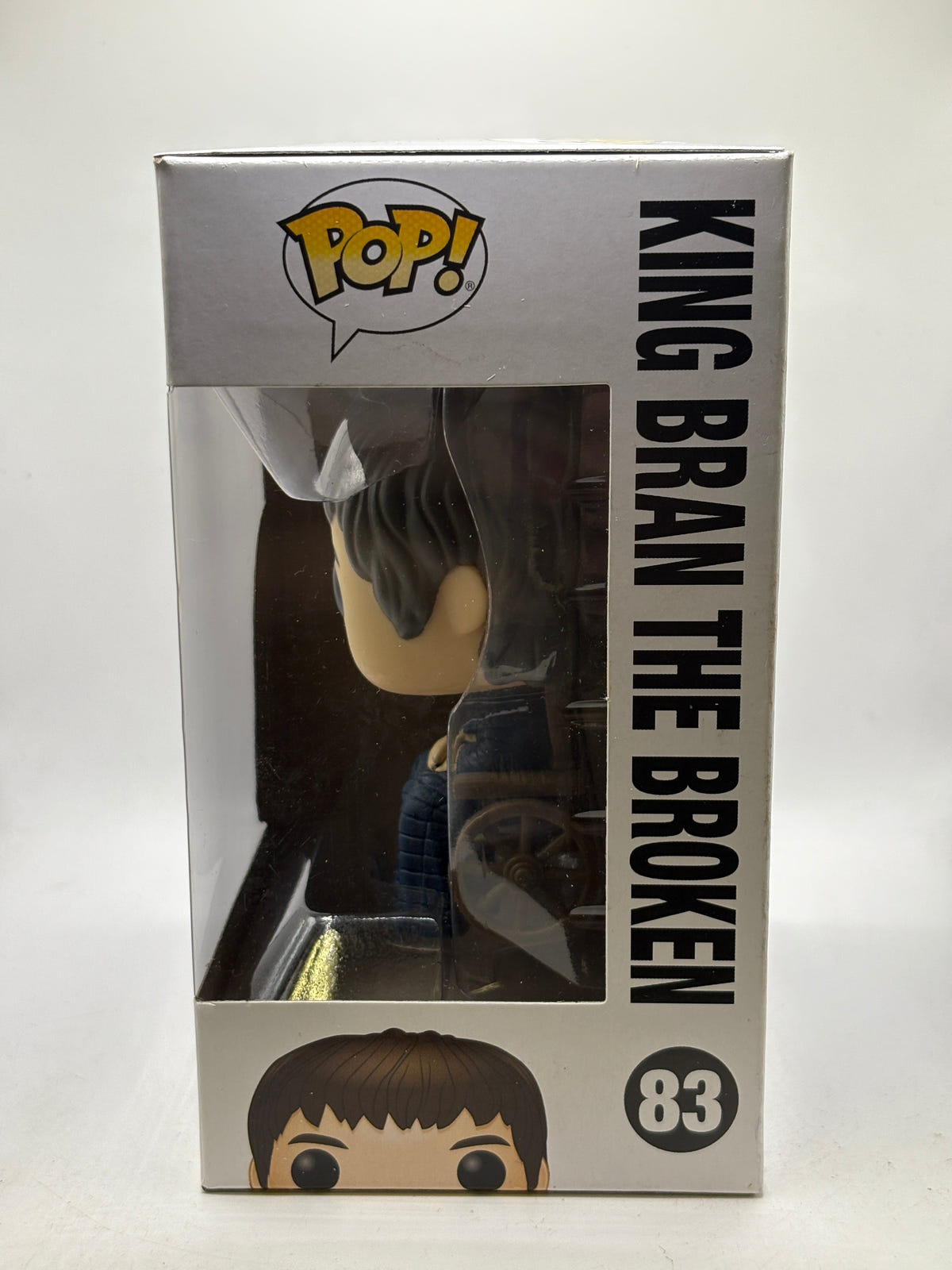 Funko POP! Game of Thrones #83 King Bran the Broken Vinyl Figure, window side of box image 2