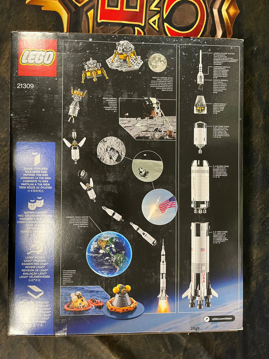 LEGO Ideas #17 NASA APOLLO SATURN V 21309 FRENLY BRICKS - Open 7 Days