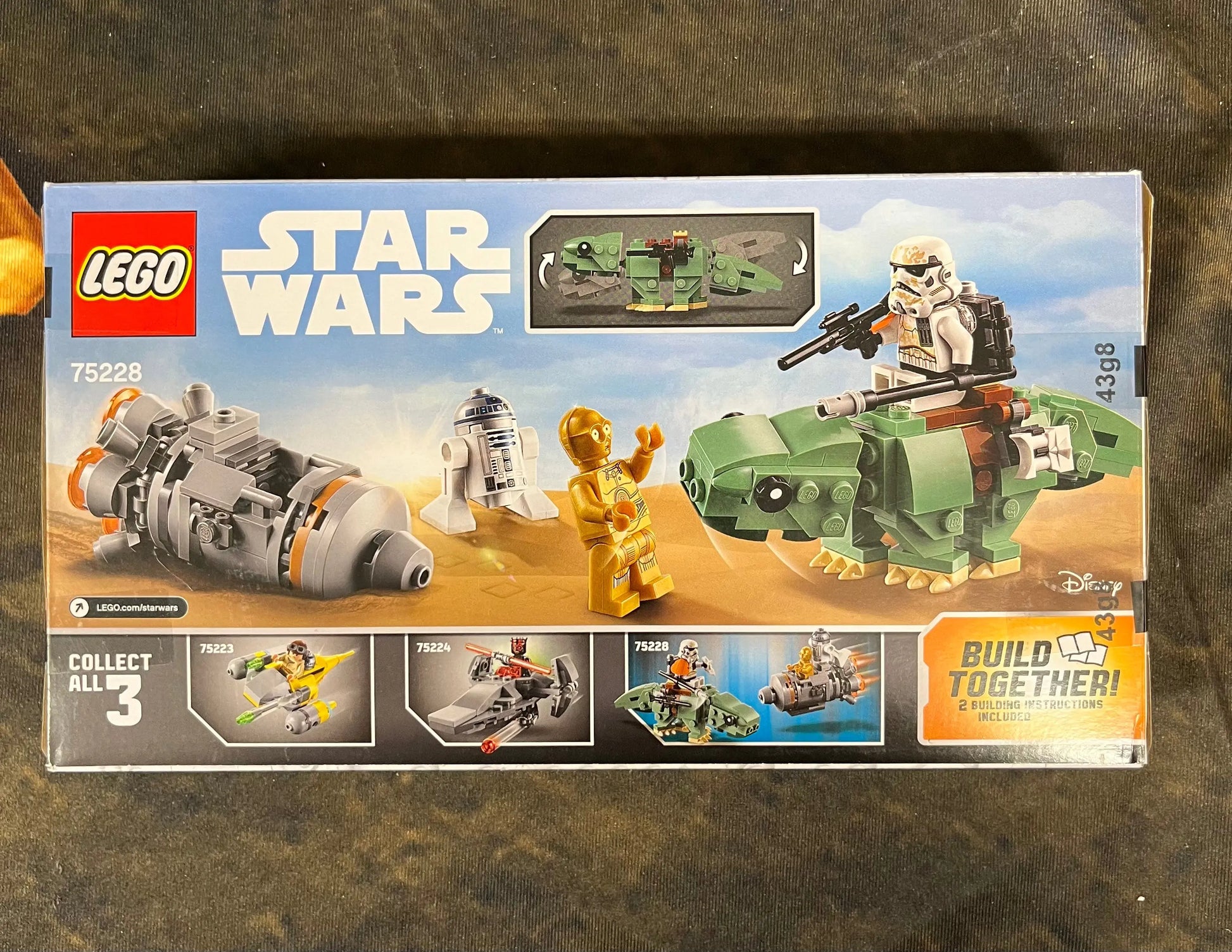 LEGO Star Wars Micro Fighters - Escape Pod vs. Dewback Microfighters 75228 FRENLY BRICKS - Open 7 Days