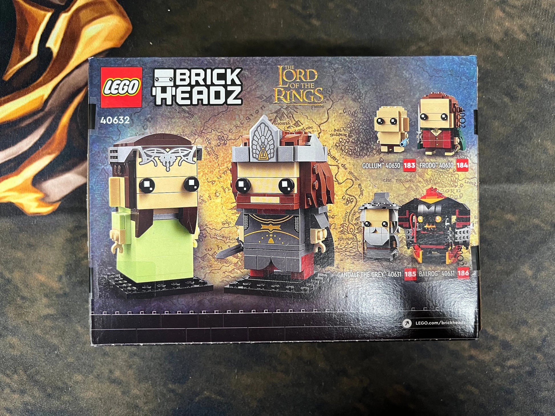 LEGO Brick Headz Arwen #187 Aragorn #188 Lord of the Rings Twin Pack 40632 FRENLY BRICKS - Open 7 Days