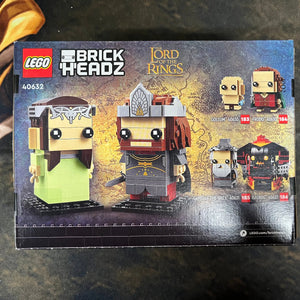 LEGO Brick Headz Arwen #187 Aragorn #188 Lord of the Rings Twin Pack 40632 FRENLY BRICKS - Open 7 Days