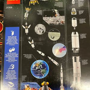 LEGO Ideas #17 NASA APOLLO SATURN V 21309 FRENLY BRICKS - Open 7 Days