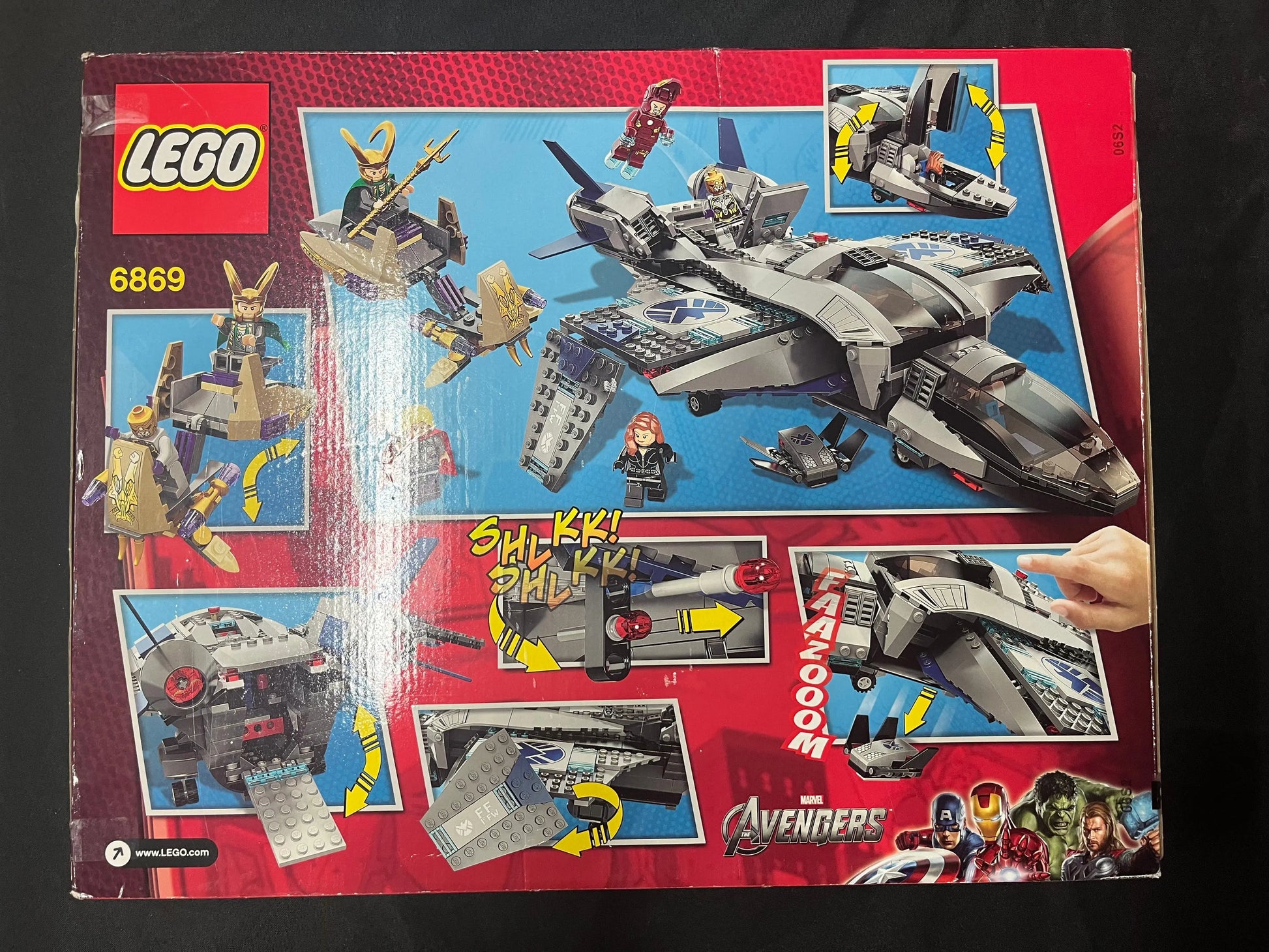 LEGO Marvel - Quinjet Aerial Battle 6869 FRENLY BRICKS - Open 7 Days