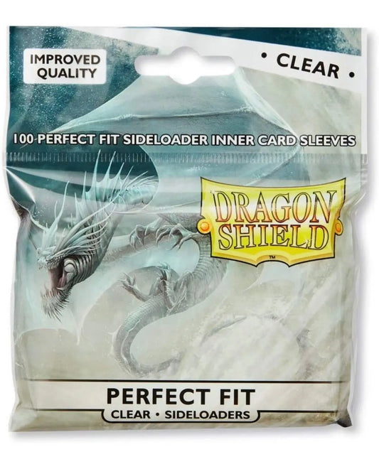 Dragon Shield Sideloader Perfect Fit Clear 63x88mm Sleeves FRENLY BRICKS - Open 7 Days