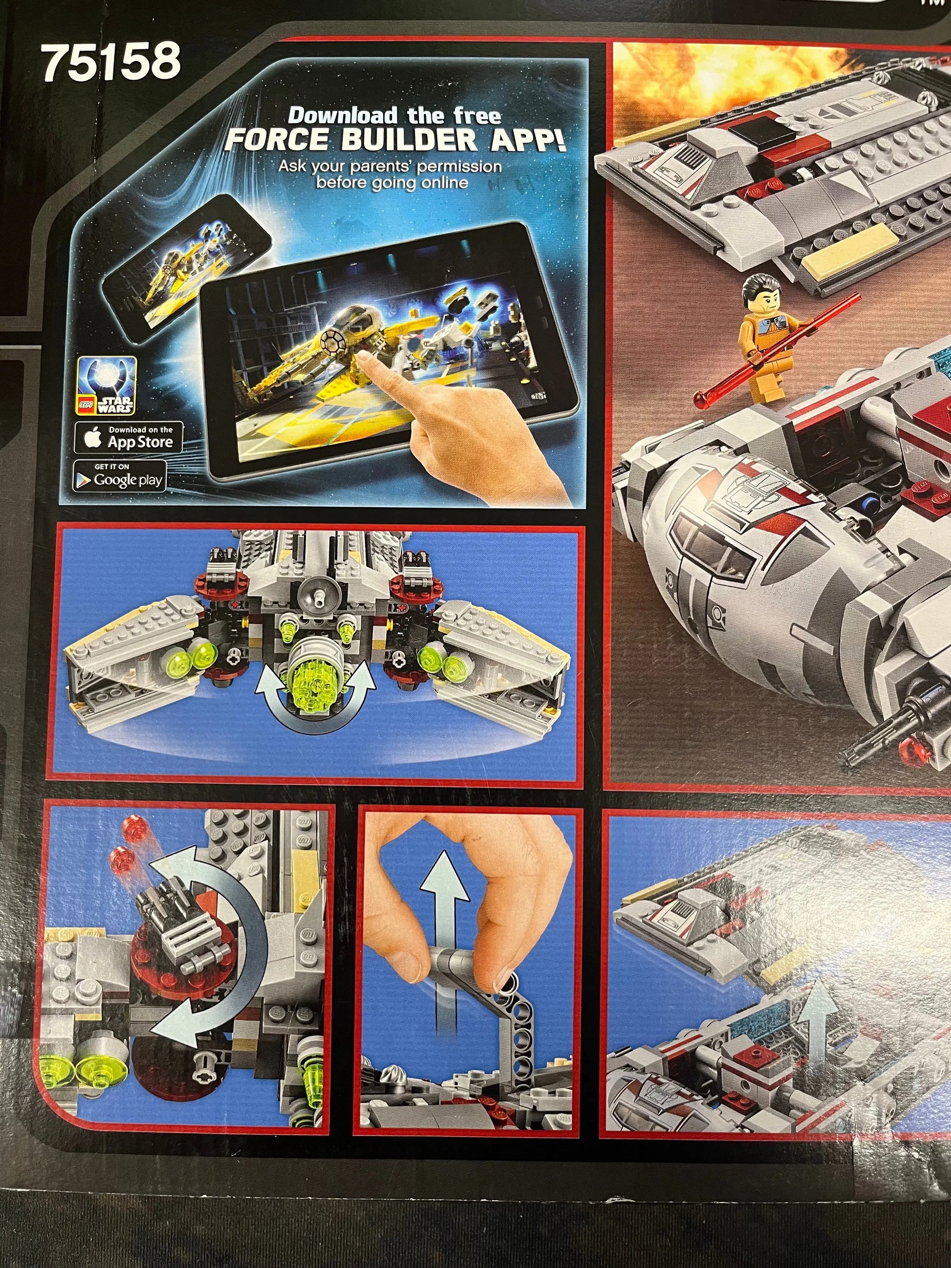 LEGO Star Wars Rebels Combat Frigate 75158 FRENLY BRICKS - Open 7 Days