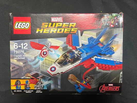 LEGO Marvel - Captain America Jet Pursuit 76076 FRENLY BRICKS - Open 7 Days