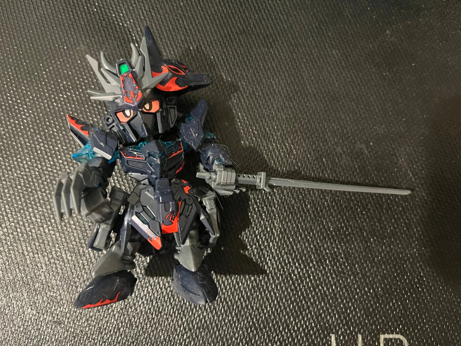 BANDAI SPIRITS SDW HEROES Sasuke Delta Gundam Color-coded Plastic Model (Build With Box) FRENLY BRICKS - Open 7 Days