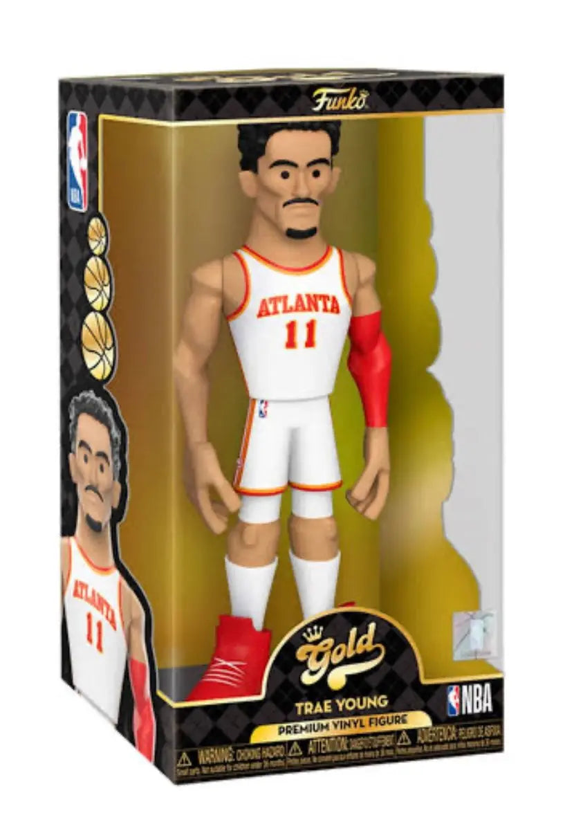 12” Funko Gold Trae Young Hawks Premium Vinyl Figure FRENLY BRICKS - Open 7 Days
