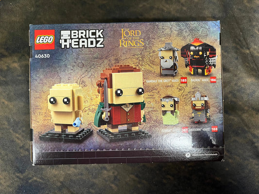 LEGO Brick Headz Gollum #183 Frodo #184 Lord of the Rings Twin Pack 40630 FRENLY BRICKS - Open 7 Days