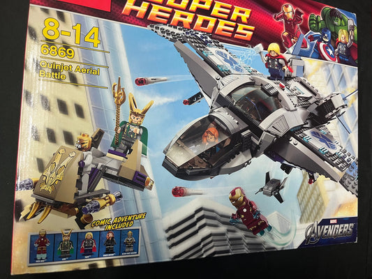 LEGO Marvel - Quinjet Aerial Battle 6869 FRENLY BRICKS - Open 7 Days