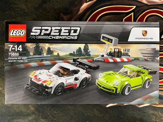 LEGO Speed Champions - Porsche 911 RSR & 911 Turbo 3.0 75888 FRENLY BRICKS - Open 7 Days