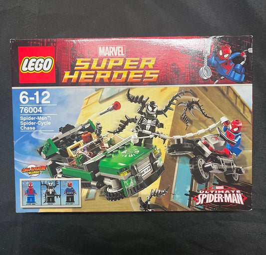 LEGO Marvel - Spider-man Spider-Cycle Chase 76004 FRENLY BRICKS - Open 7 Days