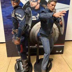Hot Toys MMS243 1/6 Captain America stealth suit ver & Steve Rogers Set Japan FRENLY BRICKS - Open 7 Days