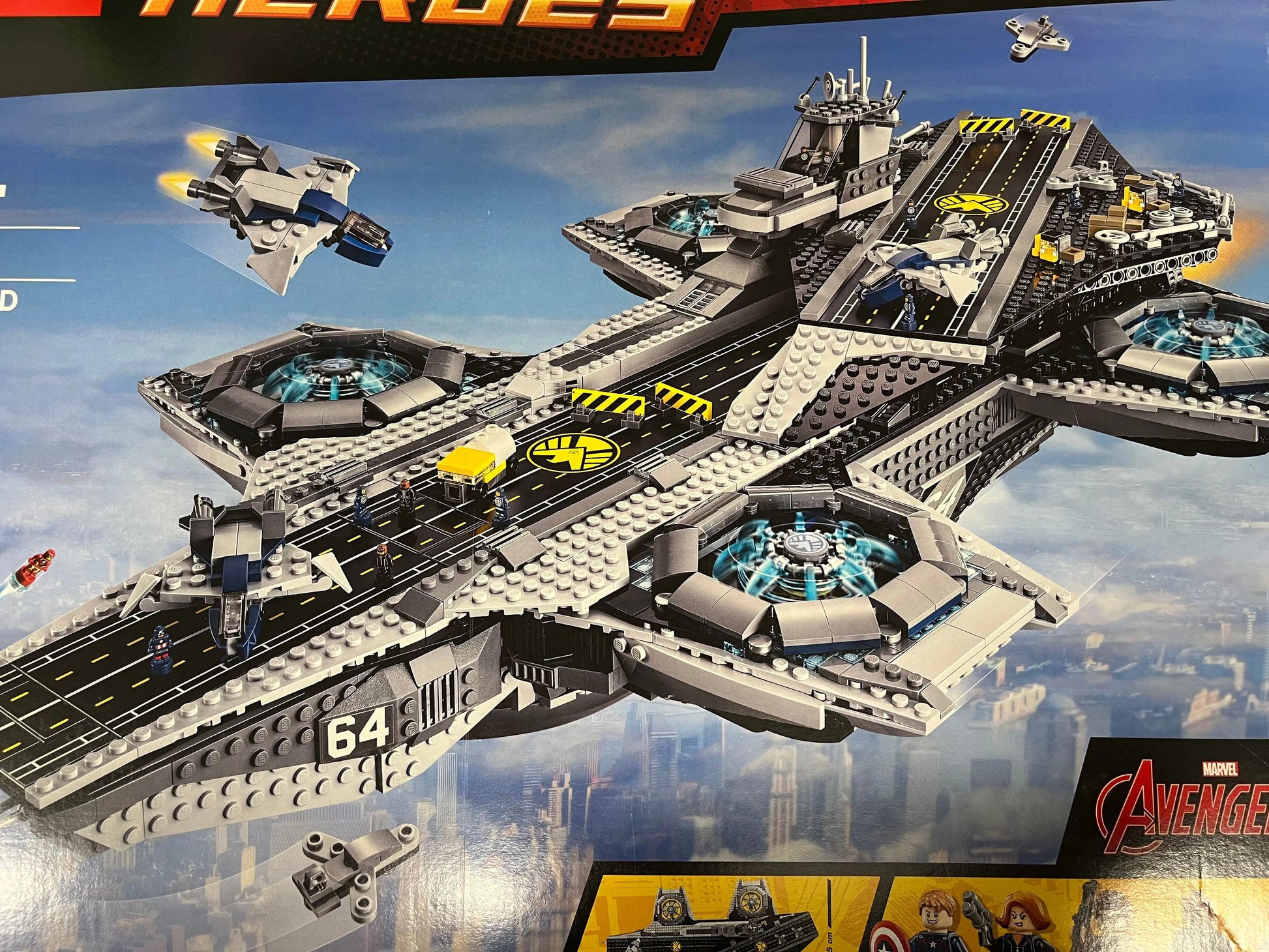 LEGO Marvel Super Heroes The Shield Helicarrier #76042 FRENLY BRICKS - Open 7 Days