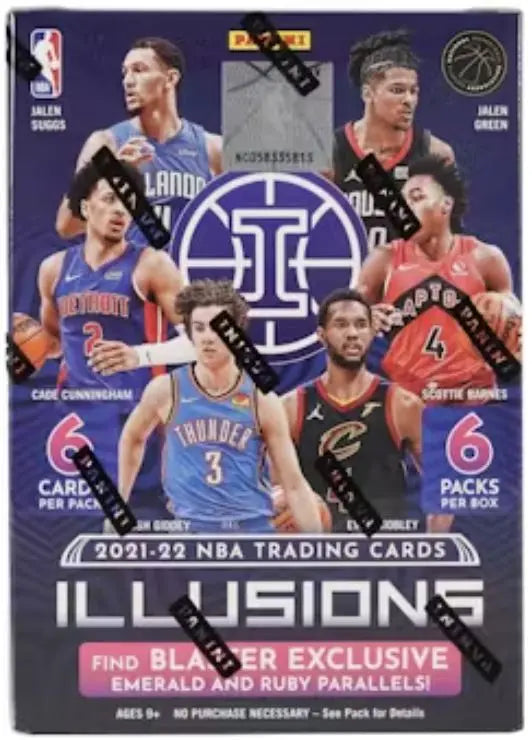 2021-22 Panini Illusions Basketball 6-Pack Blaster Box FRENLY BRICKS - Open 7 Days