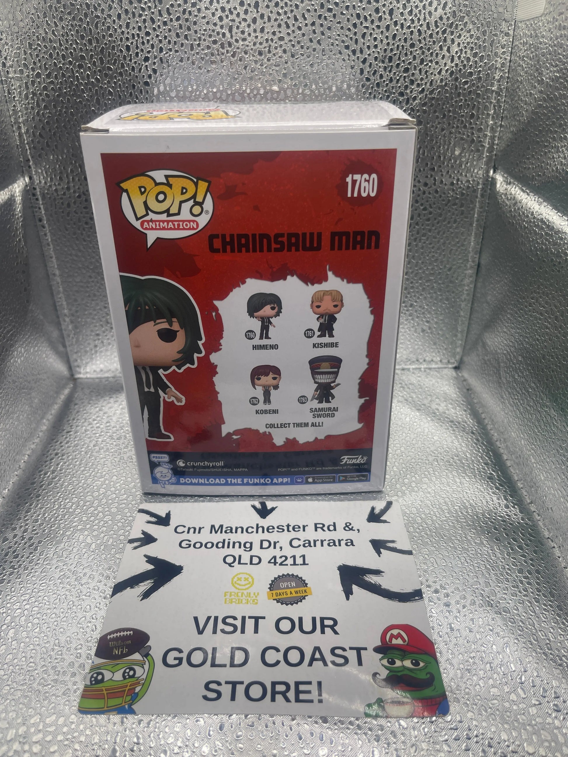 Funko POP! Animation Chainsaw Man #1760 Himeno FRENLY BRICKS - Open 7 Days