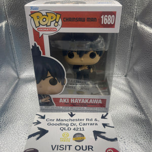Funko Pop! Vinyl: Chainsaw Man - Aki Hayakawa #1680 FRENLY BRICKS - Open 7 Days