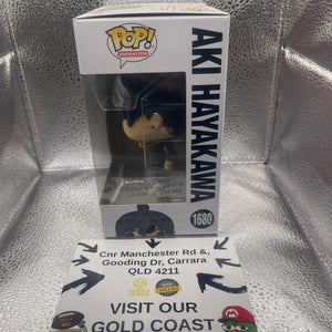 Funko Pop! Vinyl: Chainsaw Man - Aki Hayakawa #1680 FRENLY BRICKS - Open 7 Days