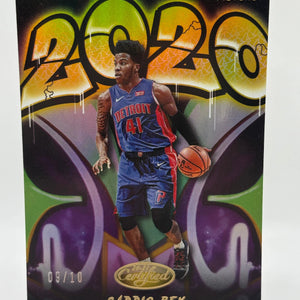2020-21 Panini Certified Basketball #12 Saddiq Bey 2020 09/10 Pistons FRENLY BRICKS - Open 7 Days