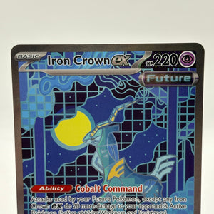 Pokemon TCG Prismatic Evolution - Iron Crown EX 158/131 Special Illustration Rare Nm FRENLY BRICKS - Open 7 Days