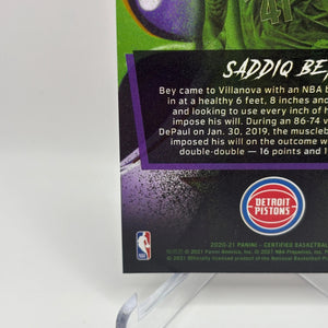 2020-21 Panini Certified Basketball #12 Saddiq Bey 2020 09/10 Pistons FRENLY BRICKS - Open 7 Days