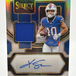 2023 Panini Select Football - #SM-KS Khalil Shakir 148/199 Patch Auto FRENLY BRICKS - Open 7 Days