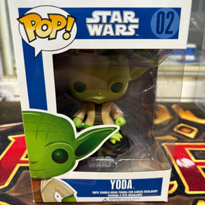Funko Pop! Star Wars #02 Yoda Original Vaulted Brand New Disney Lucasfilm FRENLY BRICKS - Open 7 Days