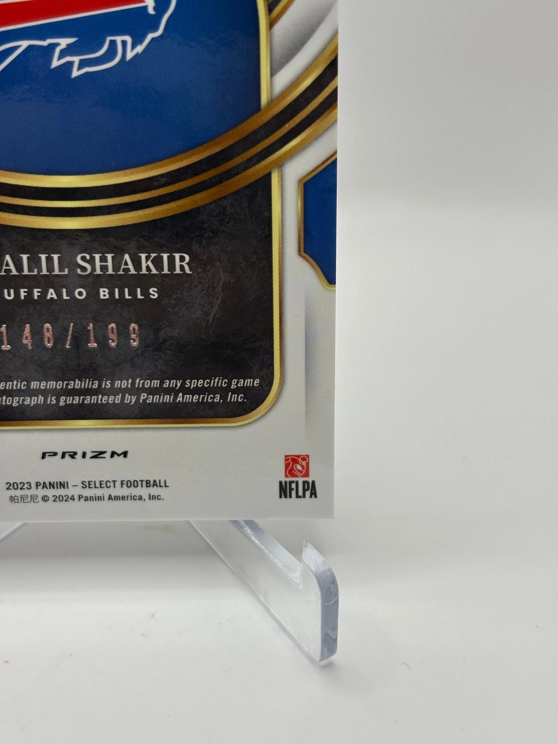 2023 Panini Select Football - #SM-KS Khalil Shakir 148/199 Patch Auto FRENLY BRICKS - Open 7 Days