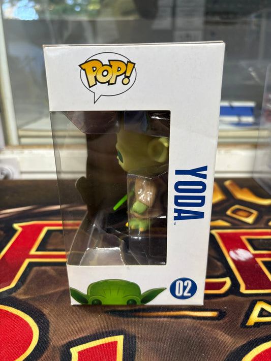 Funko Pop! Star Wars #02 Yoda Original Vaulted Brand New Disney Lucasfilm FRENLY BRICKS - Open 7 Days
