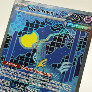 Pokemon TCG Prismatic Evolution - Iron Crown EX 158/131 Special Illustration Rare Nm FRENLY BRICKS - Open 7 Days