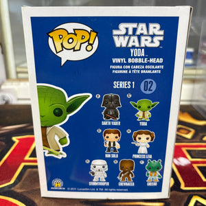 Funko Pop! Star Wars #02 Yoda Original Vaulted Brand New Disney Lucasfilm FRENLY BRICKS - Open 7 Days