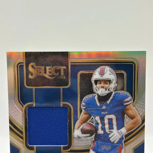 2023 Panini Select Football - #SM-KS Khalil Shakir 148/199 Patch Auto FRENLY BRICKS - Open 7 Days