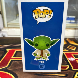 Funko Pop! Star Wars #02 Yoda Original Vaulted Brand New Disney Lucasfilm FRENLY BRICKS - Open 7 Days