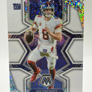 2022 Panini Mosaic Football #145 Daniel Jones White Sparkle Prizm FRENLY BRICKS - Open 7 Days