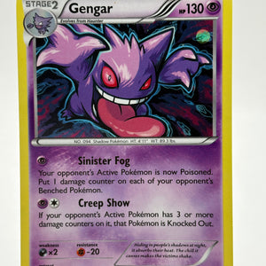 Pokemon TCG XY Breakthrough - Gengar 60/162 Rare Holo LP (2) FRENLY BRICKS - Open 7 Days