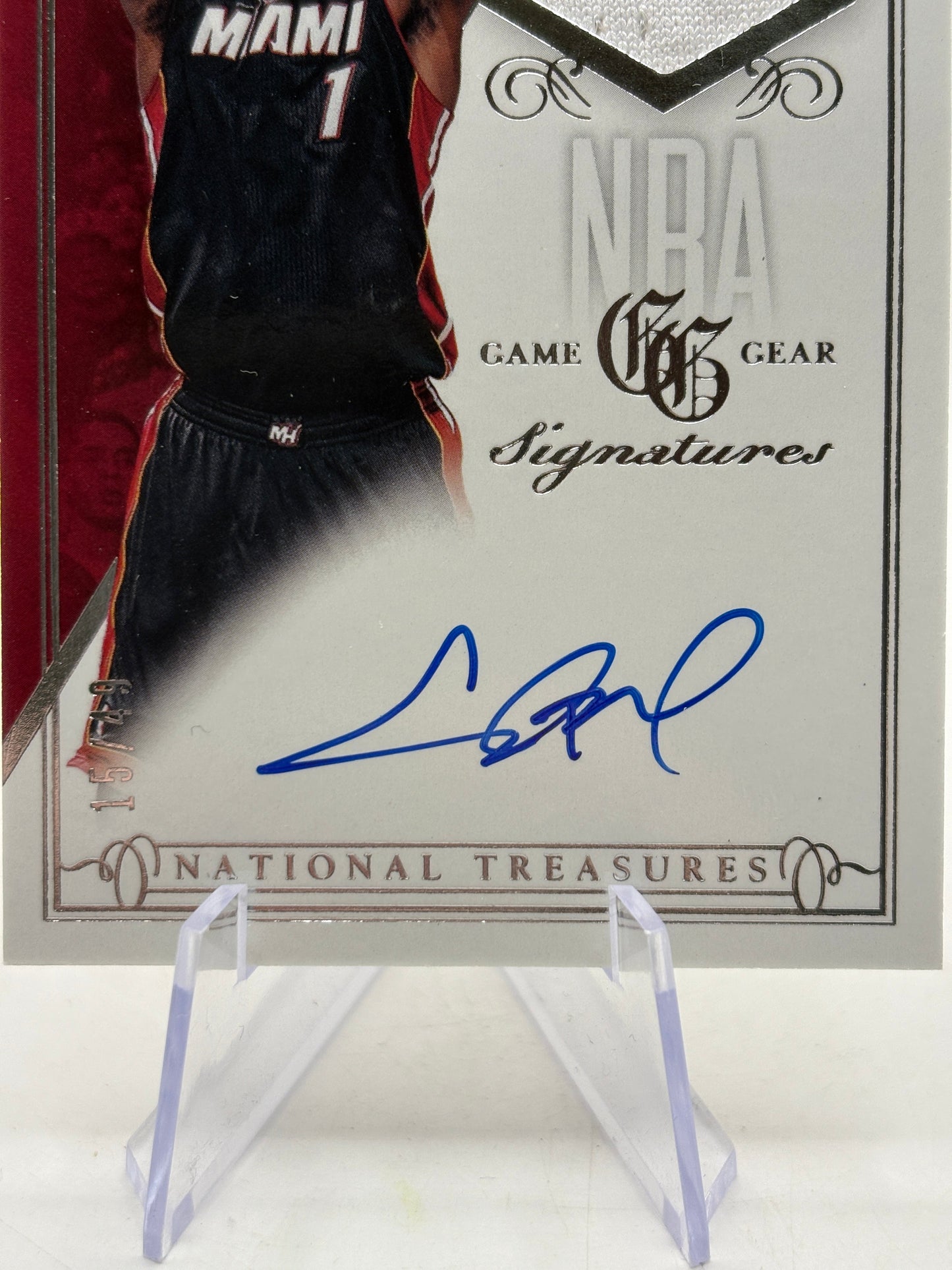 2014 Panini National Treasures #GS-CB Chris Bosh Patch Auto /49 FRENLY BRICKS - Open 7 Days