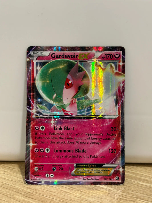 Gardevoir EX 78/114 XY-Steam Siege Holo MP FRENLY BRICKS - Open 7 Days
